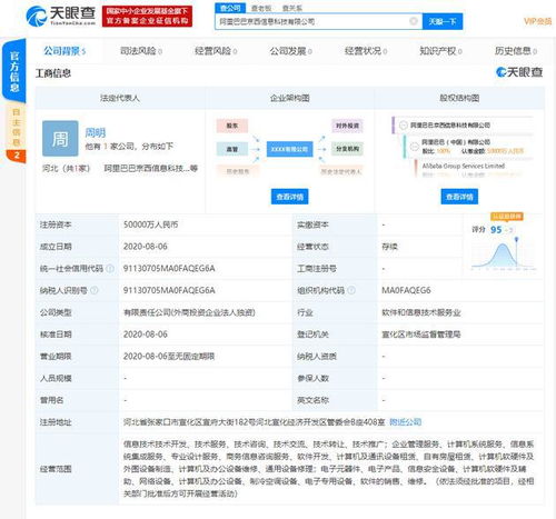 阿里巴巴成立5億注冊資本科技子公司，加碼計(jì)算機(jī)軟硬件布局